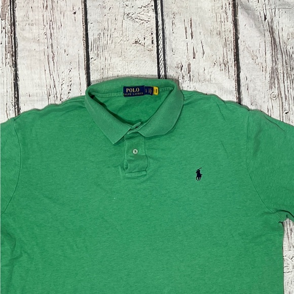 Polo Ralph Lauren Short Sleeve Golf Polo Tennis Green Shirt - Picture 2 of 4